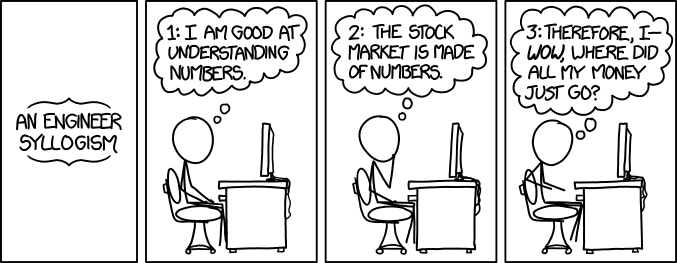 XKCD Comic on Engineer Syllogism